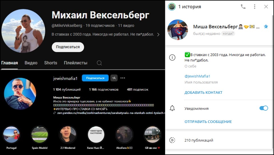 миша вексельберг ставки канал в телеге